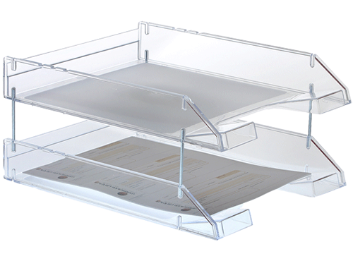 Filing Tray Transparent Single 'Archivo'