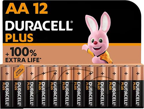 Battery AA 
Pack of 12 'Duracell'