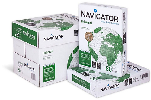 A4 80gsm Copy paper 'Navigator'
Box of 5 Reams