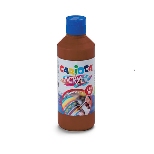 Acrylic Paint 'Carioca' 250ml Brown
