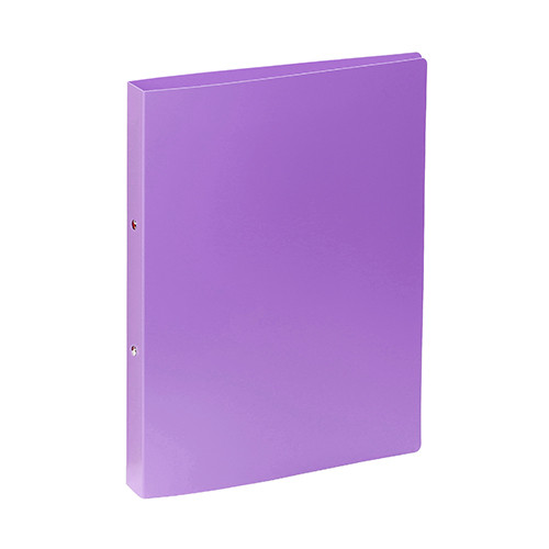 'Viquel' A4 Flexible Plastic 2 Ring File Violet 30mm