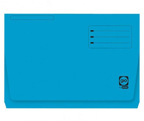 Carton Pocket File Blue 'Elba'