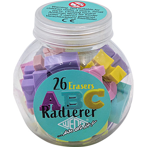 Rubber Erasers 
Pack of 26