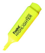 Foska Highlighter Marker Yellow