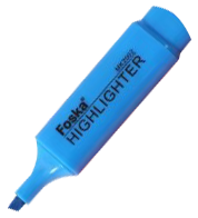 Foska Highlighter Marker Blue