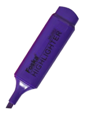 Foska Highlighter Marker Violet