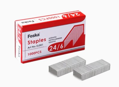 Staples Size 24/6 'Foska' Box of
10 Packs