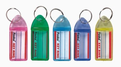 Key Tags Hard PlasticTub of 50
