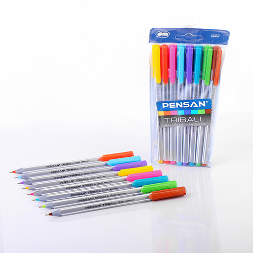 Pensan Triball Ballpen Set of 8