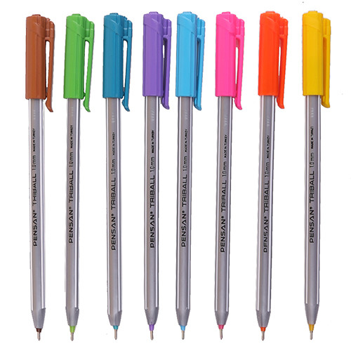 Pensan Triball Ballpen Set of 8