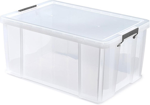 70L Storage Box Clip Lock Handles