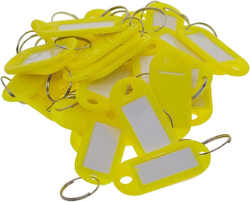 Key Tags Yellow
Tub of 50