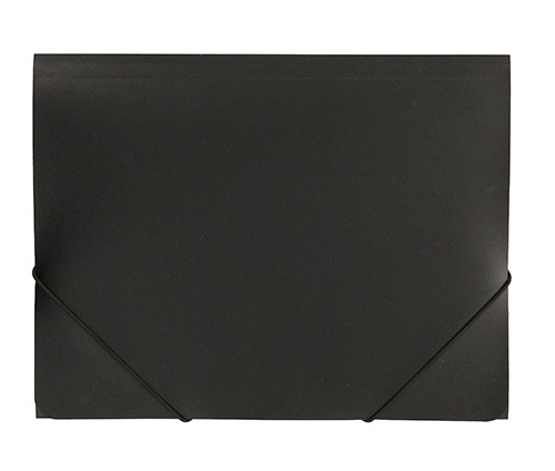 Plastic Pocket Folder Black 'Bantex'