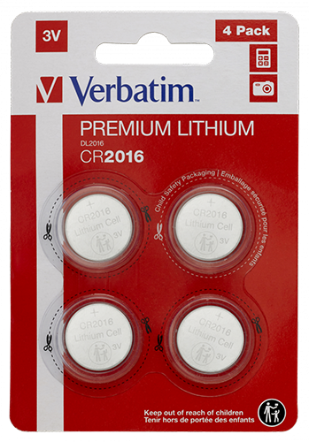 Battery CR2016
Pack of 4