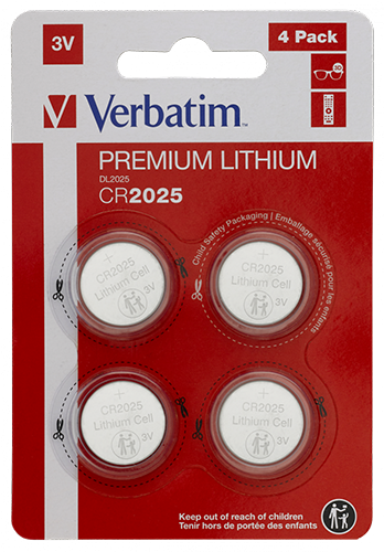 Battery CR2025
Pack of 4