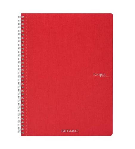 A5 Spiral Book 140 pages Red