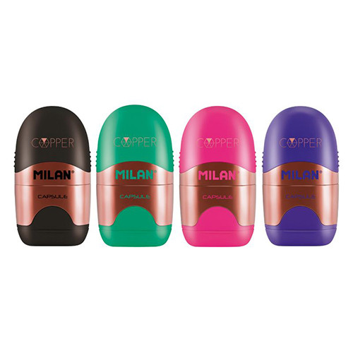 Sharpener with Eraser 'Milan Copper'
Sold Single