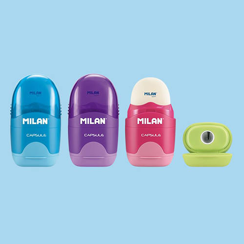 Sharpener with Eraser 'Milan'
Sold Single