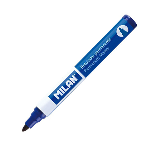 Permanent Marker Blue Bullet Tip 'Milan'
Box of 12