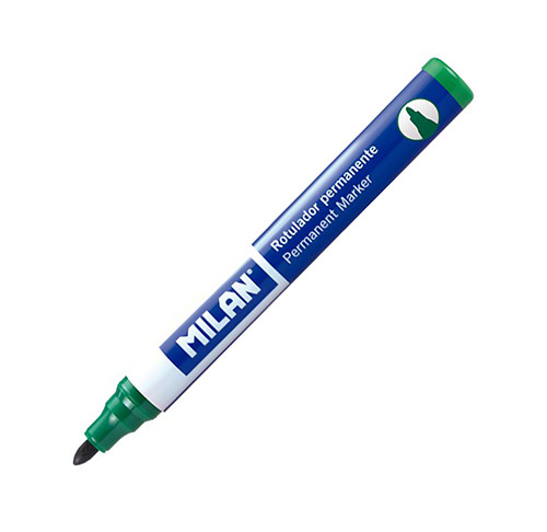 Permanent Marker Green Bullet Tip 'Milan'
Box of 12