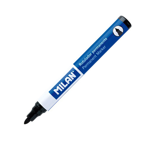 Permanent Marker Black Bullet Tip 'Milan'
Box of 12