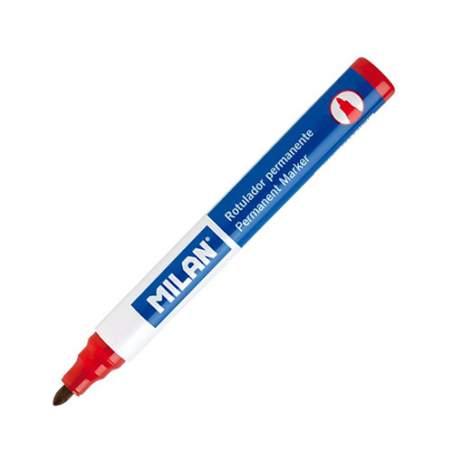 Permanent Marker Red Bullet Tip 'Milan'
Box of 12