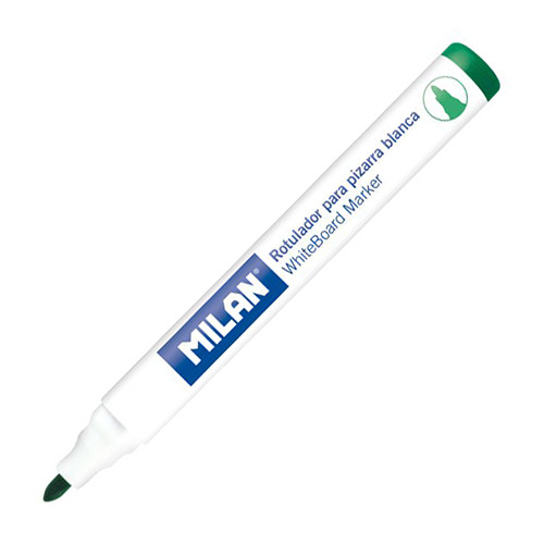 Milan Whiteboard Marker Green Bullet Tip