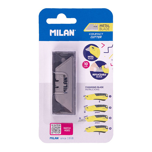 Spare Blades for Sellf Retracting Blade Knife 'Milan'
Pack of 10