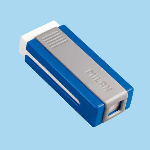 Rubber Erasers With Protective Case 'Milan'