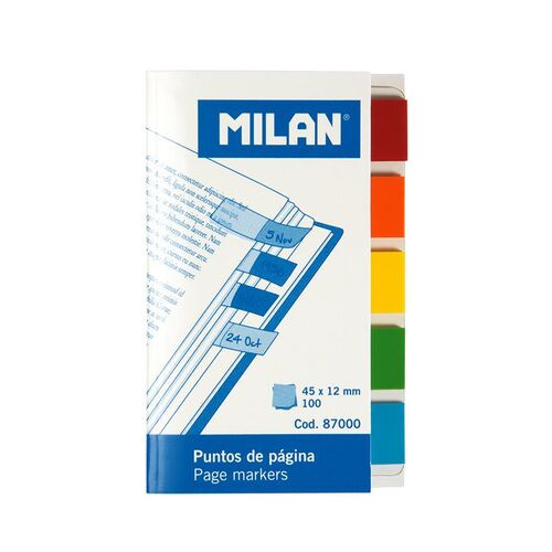Plastic Page Markers 'Milan'