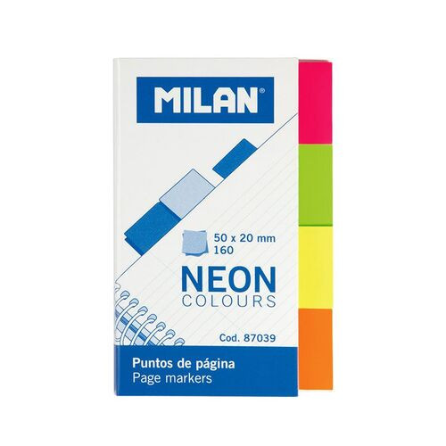 Paper Page Markers Neon 'Milan'