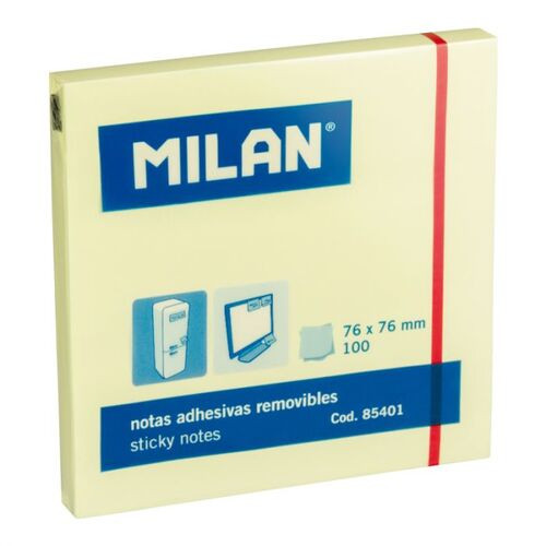 Sticky Notes 'Milan' 76 x 76mm Yellow