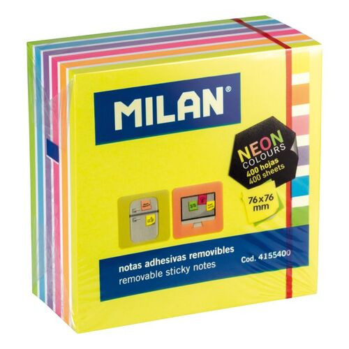 Sticky Notes 'Milan' 76 x 76mm Fluorescent