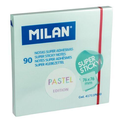 Sticky Notes 'Milan' 76 x 76mm Pastel Celeste