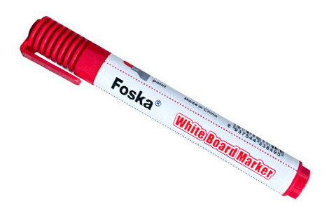 Foska Whiteboard Marker Red Bullet Tip