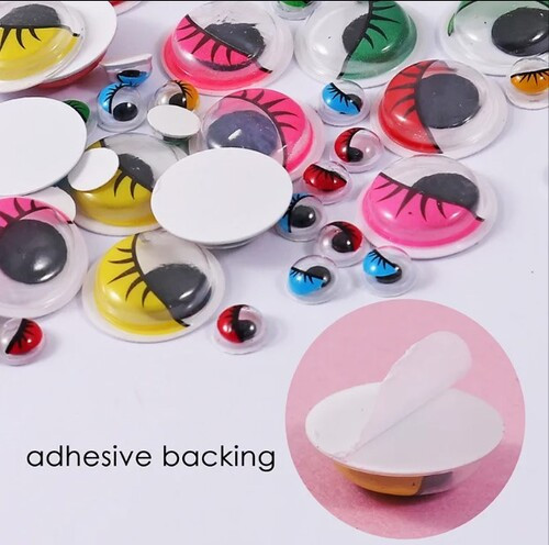 Coloured Self Adhesive Wiggle Eyes
Pack of 550