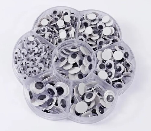 Black Self Adhesive Wiggle Eyes
Pack of 500
