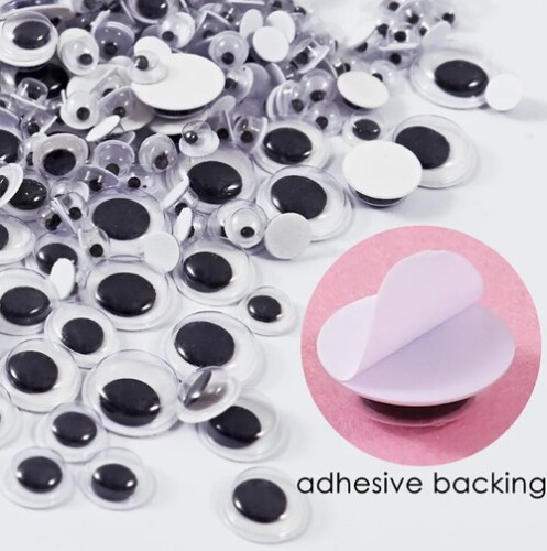 Black Self Adhesive Wiggle Eyes
Pack of 500