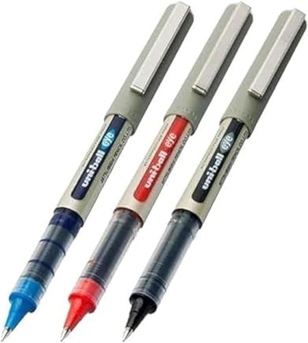 Uni-ball Eye UB 157 0.7mm Blue, Black & Red
Set of 3
