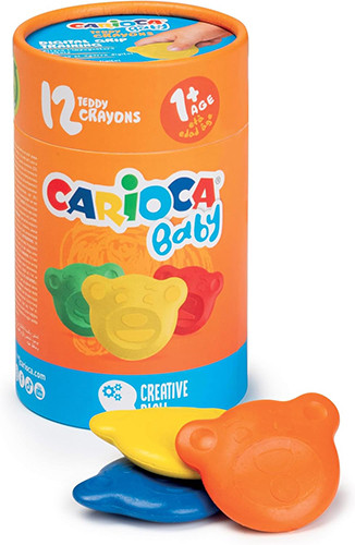 Plastic Crayons by 12
'Teddy Grip Baby'