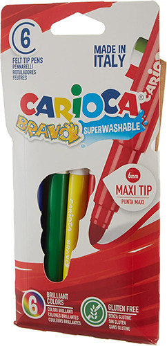 Felt Pens by 6 'Bravo'