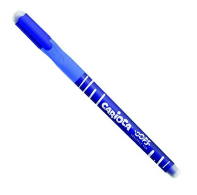 Erasable Ballpoint Pen 'Oops' Blue