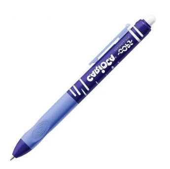 Erasable Retractable Ballpoint Pen 'Oops' Blue