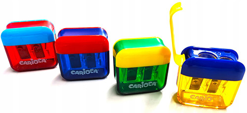 Sharpener 2 Holes with Plastic Container