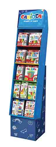 Display Stand Colouring Pens