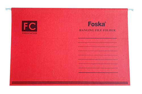 Foska Foolscap Suspension Files Red
Box of 25