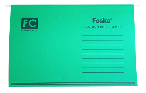 Foska Foolscap Suspension Files Green
Box of 25