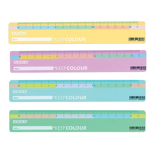 Ruler 16cm Pastel
Sold single