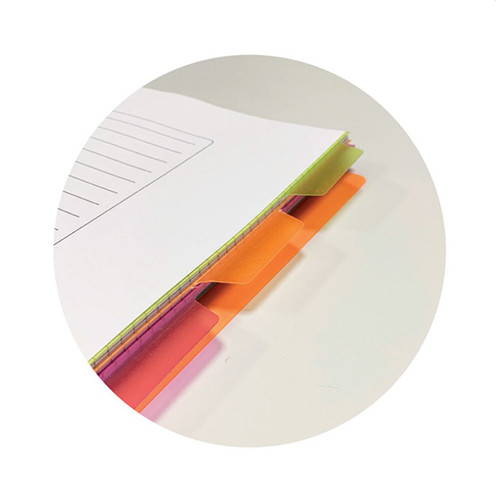 A5 Ruled Spiral Book 240 Pages with 5 Removable Plastic Dividers