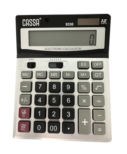 12 Digit Cassa 9330 Calculator